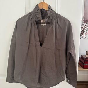 It’s a Shirt a thing. Grey. Small.